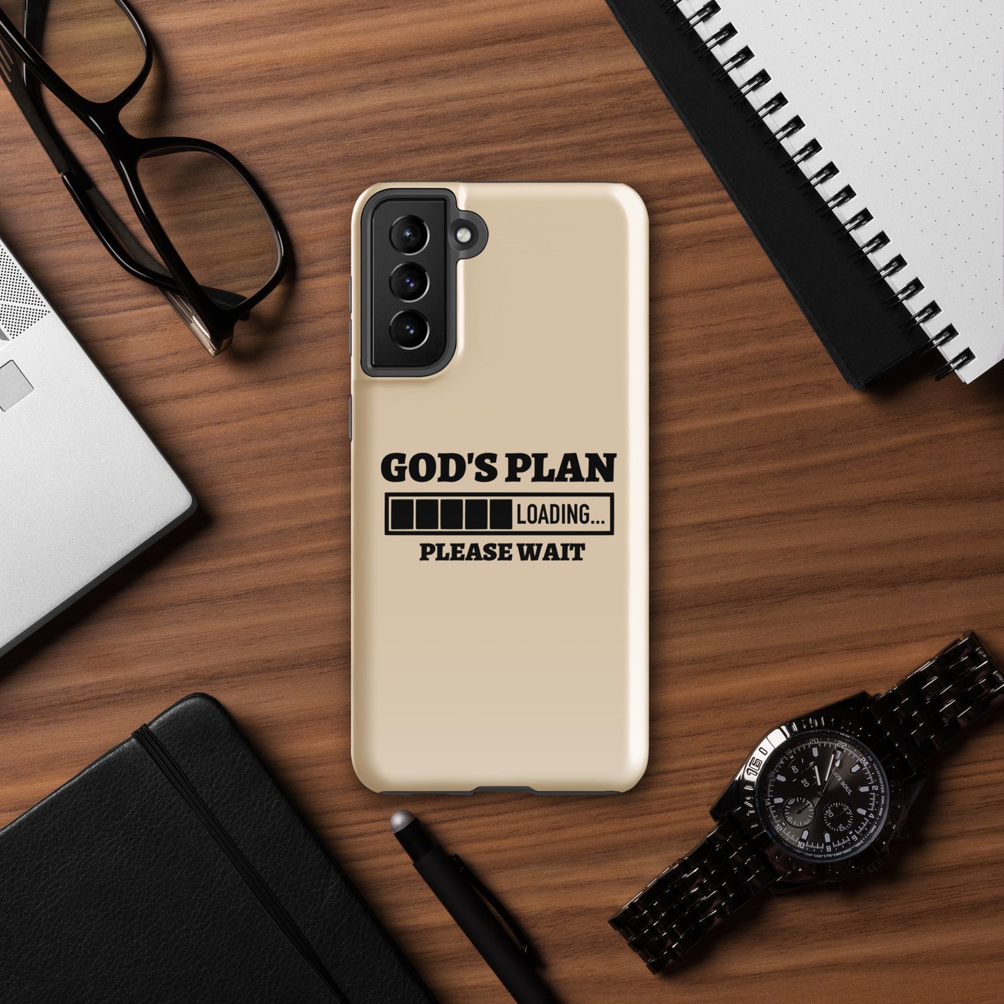 God's Plan Loading Christian Tough Phone case for Samsung®