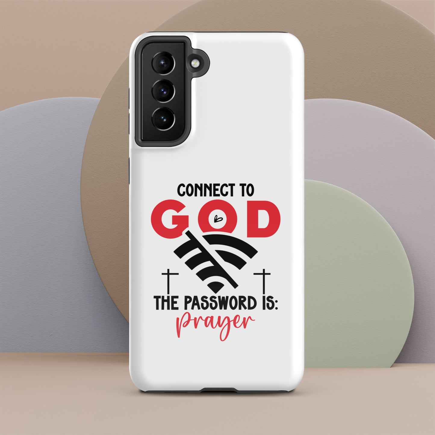 The Password Is Prayer Christian Tough Phone Case for Samsung® - ClaimedbyGodDesigns