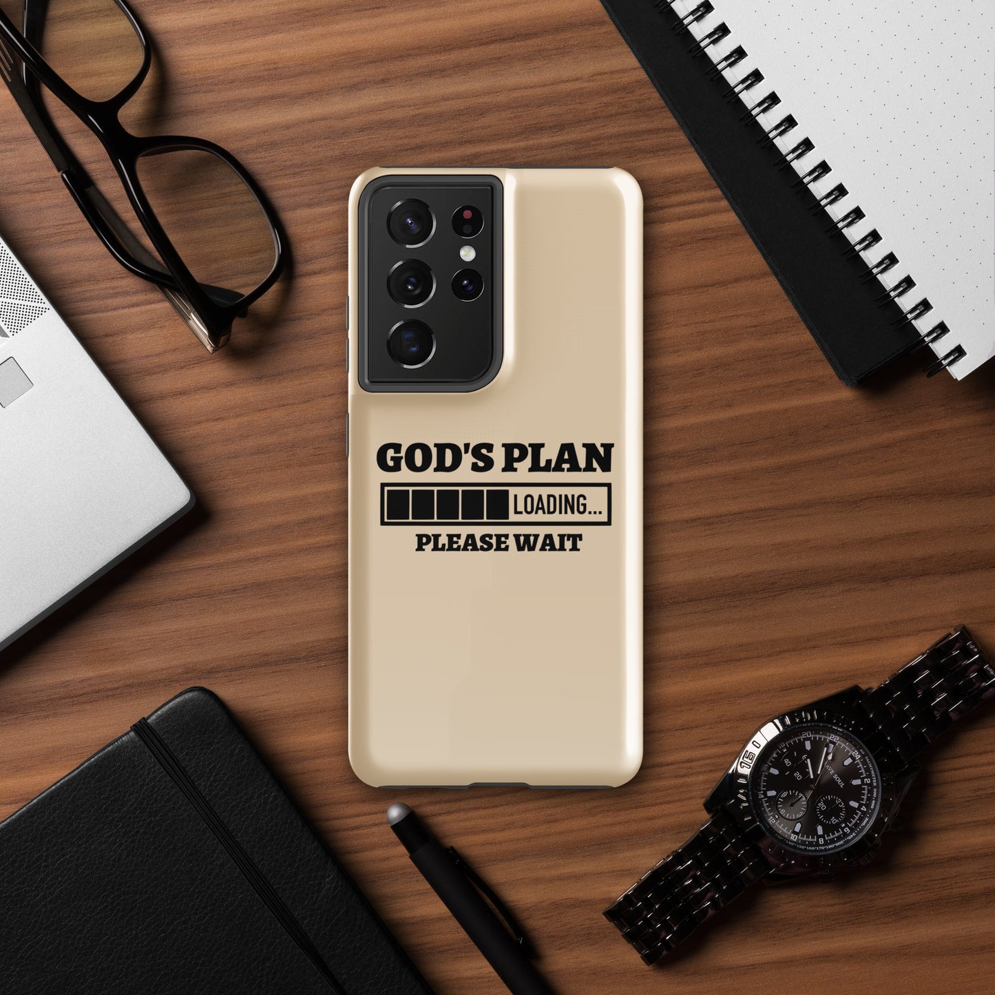 God's Plan Loading Christian Tough Phone case for Samsung®