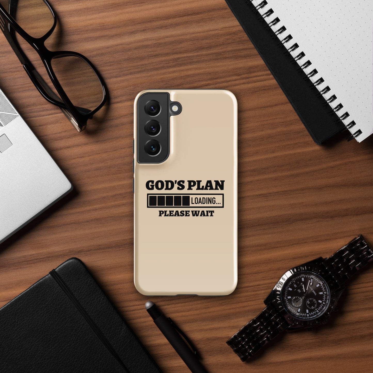 God's Plan Loading Christian Tough Phone case for Samsung®