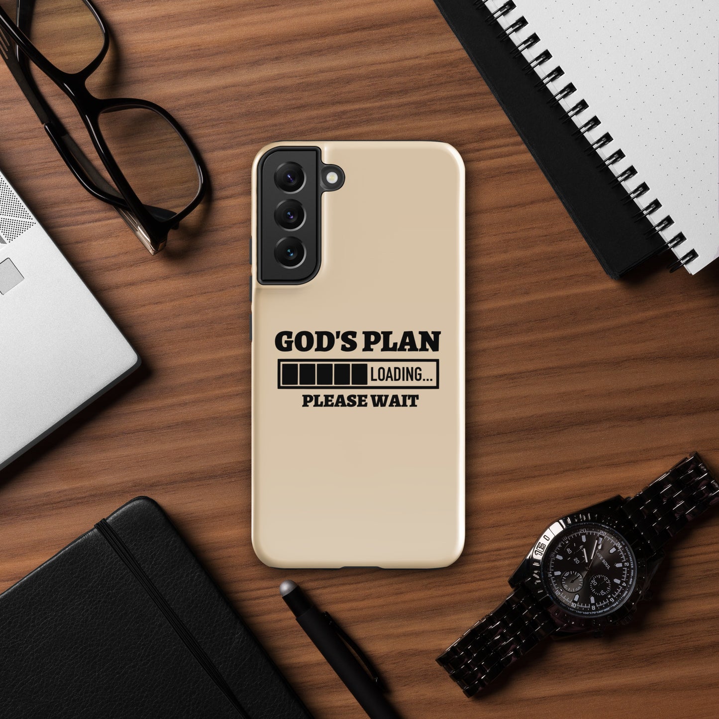 God's Plan Loading Christian Tough Phone case for Samsung®