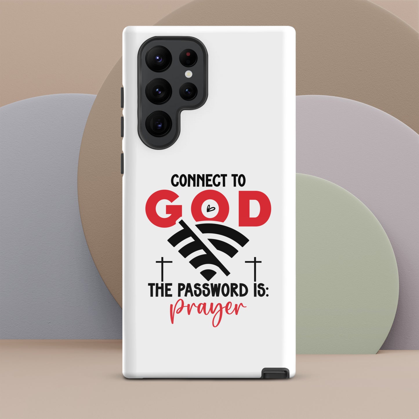 The Password Is Prayer Christian Tough Phone Case for Samsung® - ClaimedbyGodDesigns