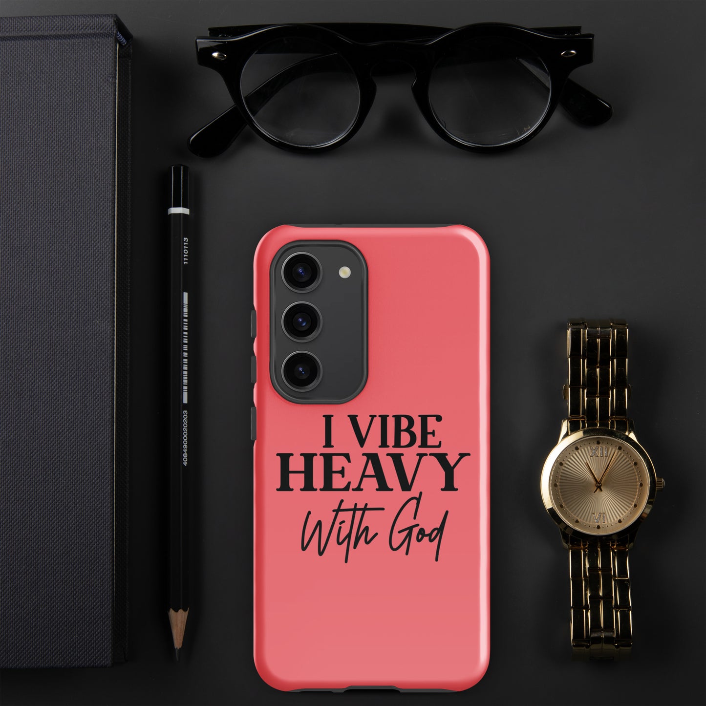 I Vibe Heavy With God Christian Tough Phone case for Samsung®