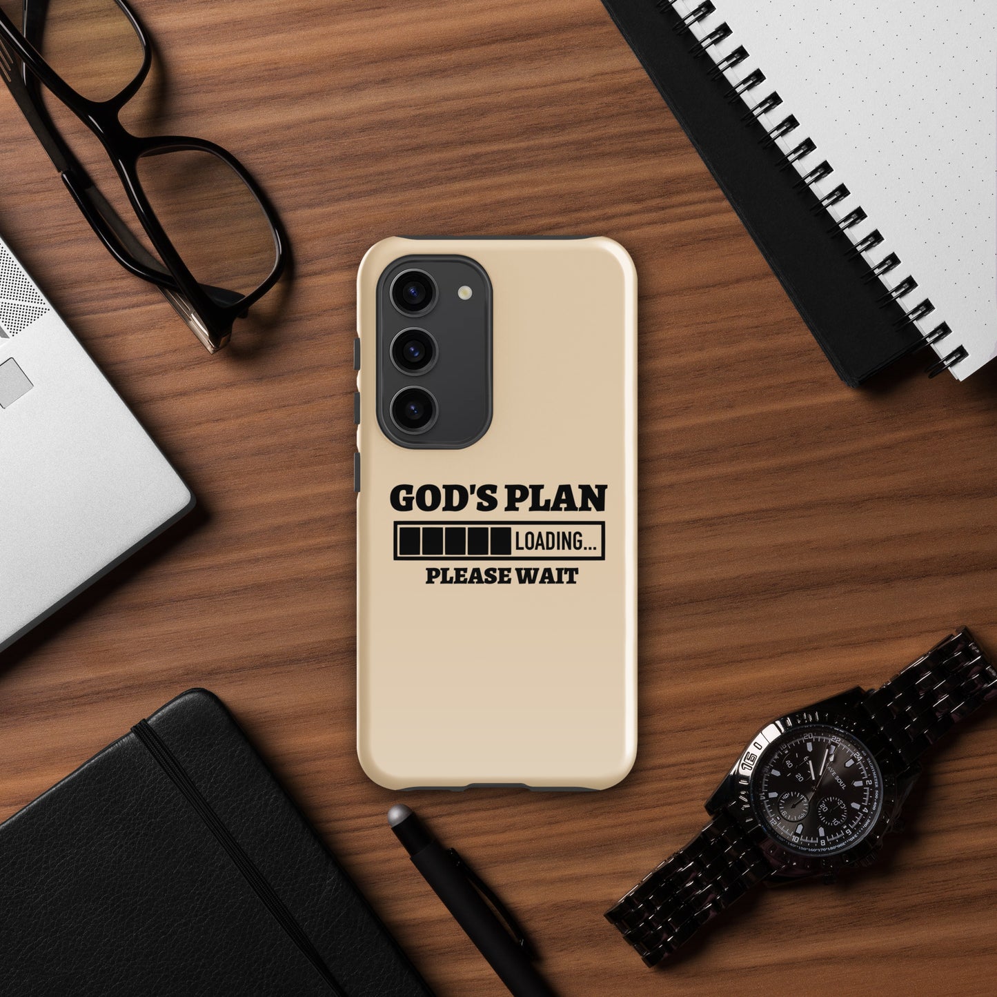 God's Plan Loading Christian Tough Phone case for Samsung®