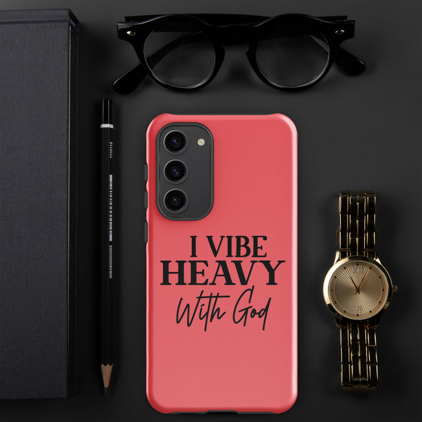 I Vibe Heavy With God Christian Tough Phone case for Samsung®