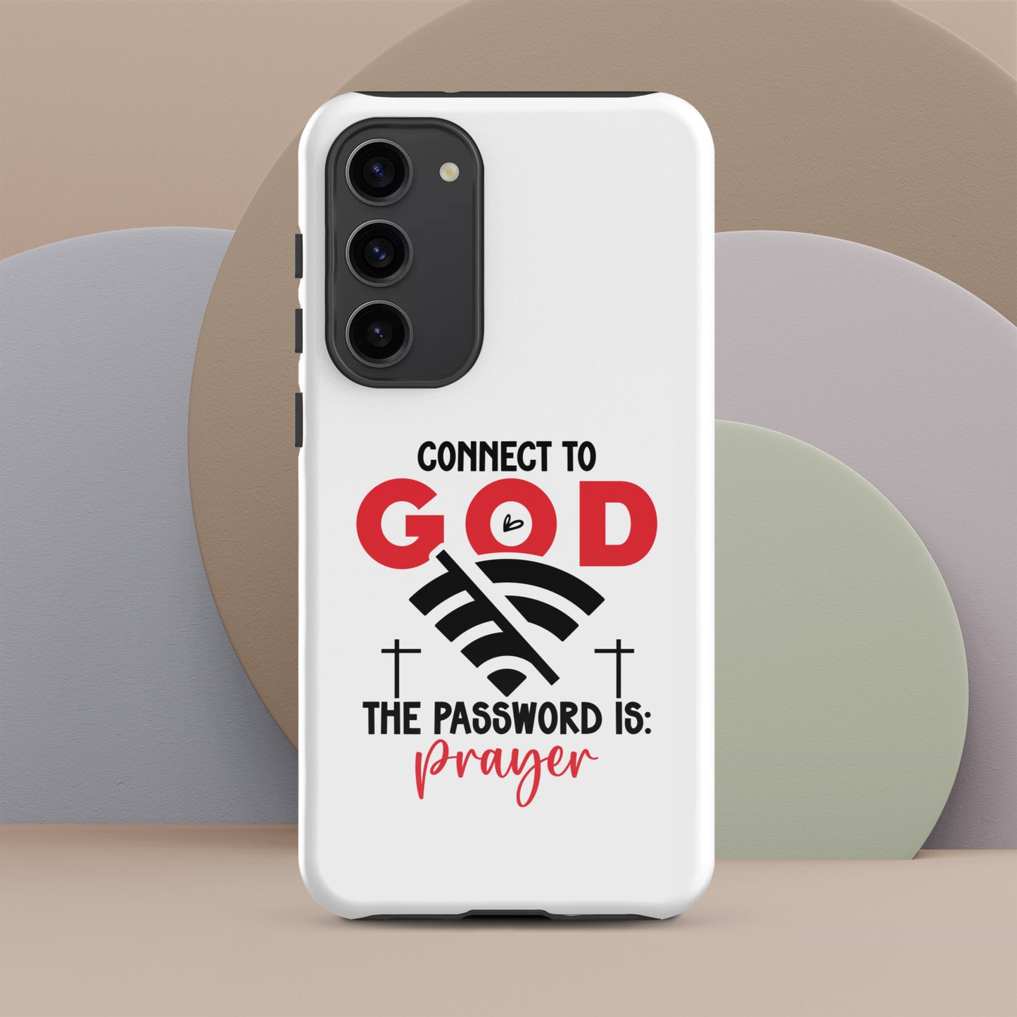 The Password Is Prayer Christian Tough Phone Case for Samsung® - ClaimedbyGodDesigns