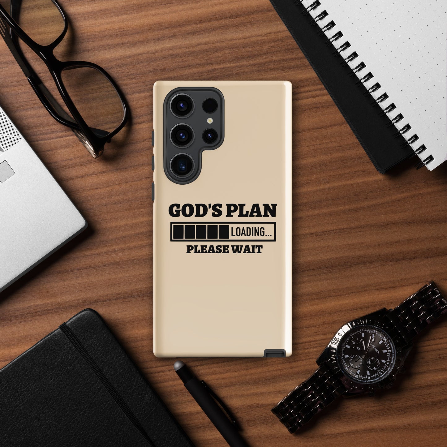 God's Plan Loading Christian Tough Phone case for Samsung®