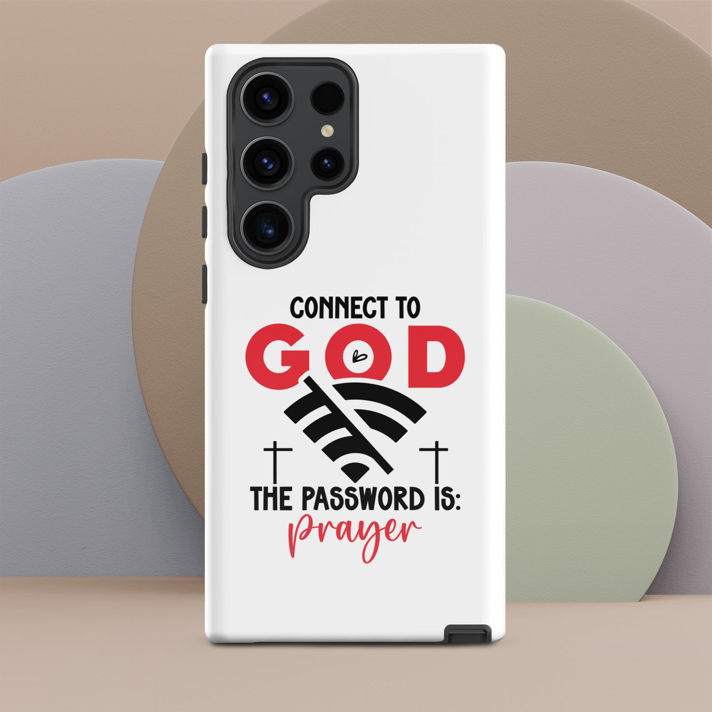 The Password Is Prayer Christian Tough Phone Case for Samsung® - ClaimedbyGodDesigns