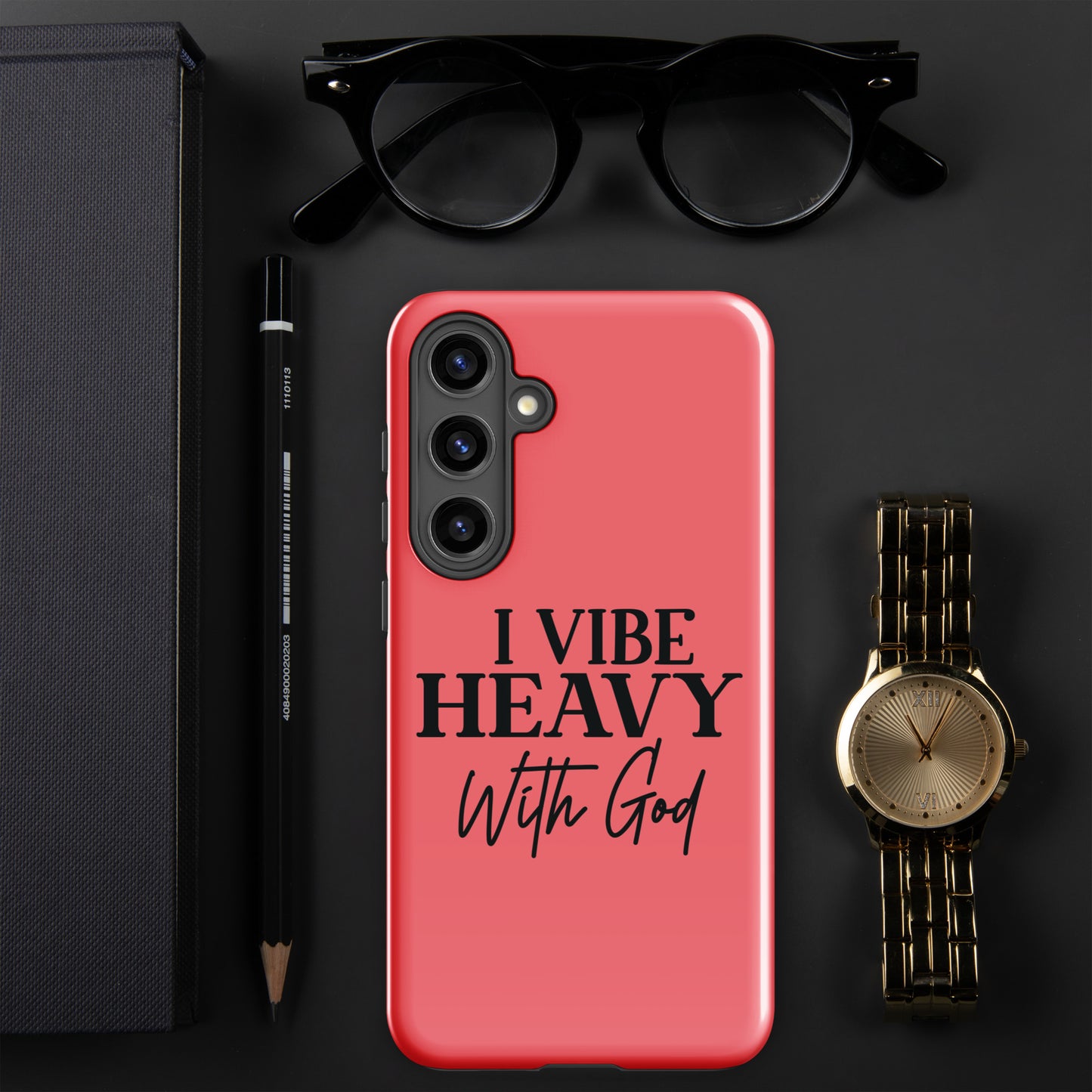 I Vibe Heavy With God Christian Tough Phone case for Samsung®