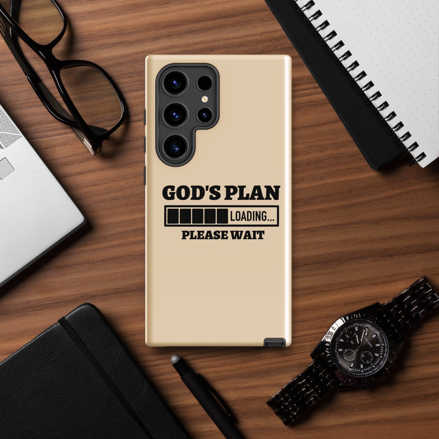 God's Plan Loading Christian Tough Phone case for Samsung®