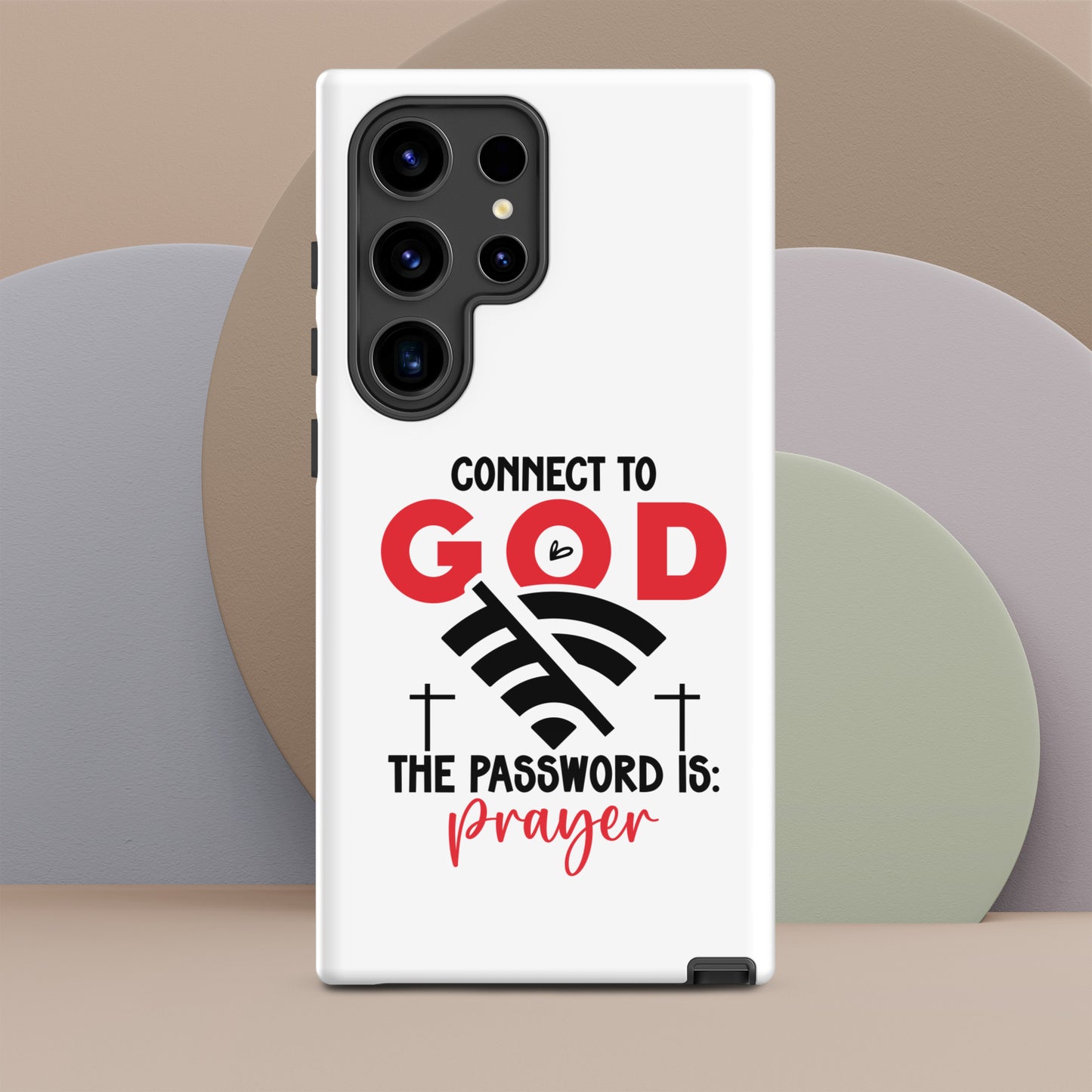The Password Is Prayer Christian Tough Phone Case for Samsung® - ClaimedbyGodDesigns