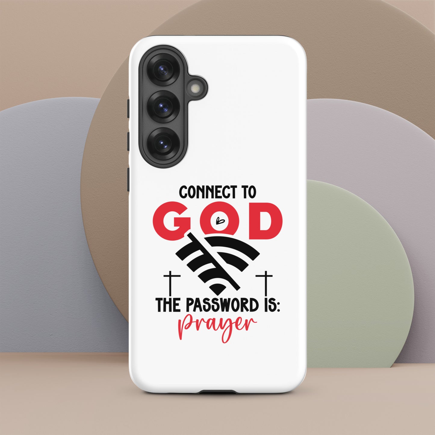 The Password Is Prayer Christian Tough Phone Case for Samsung® - ClaimedbyGodDesigns