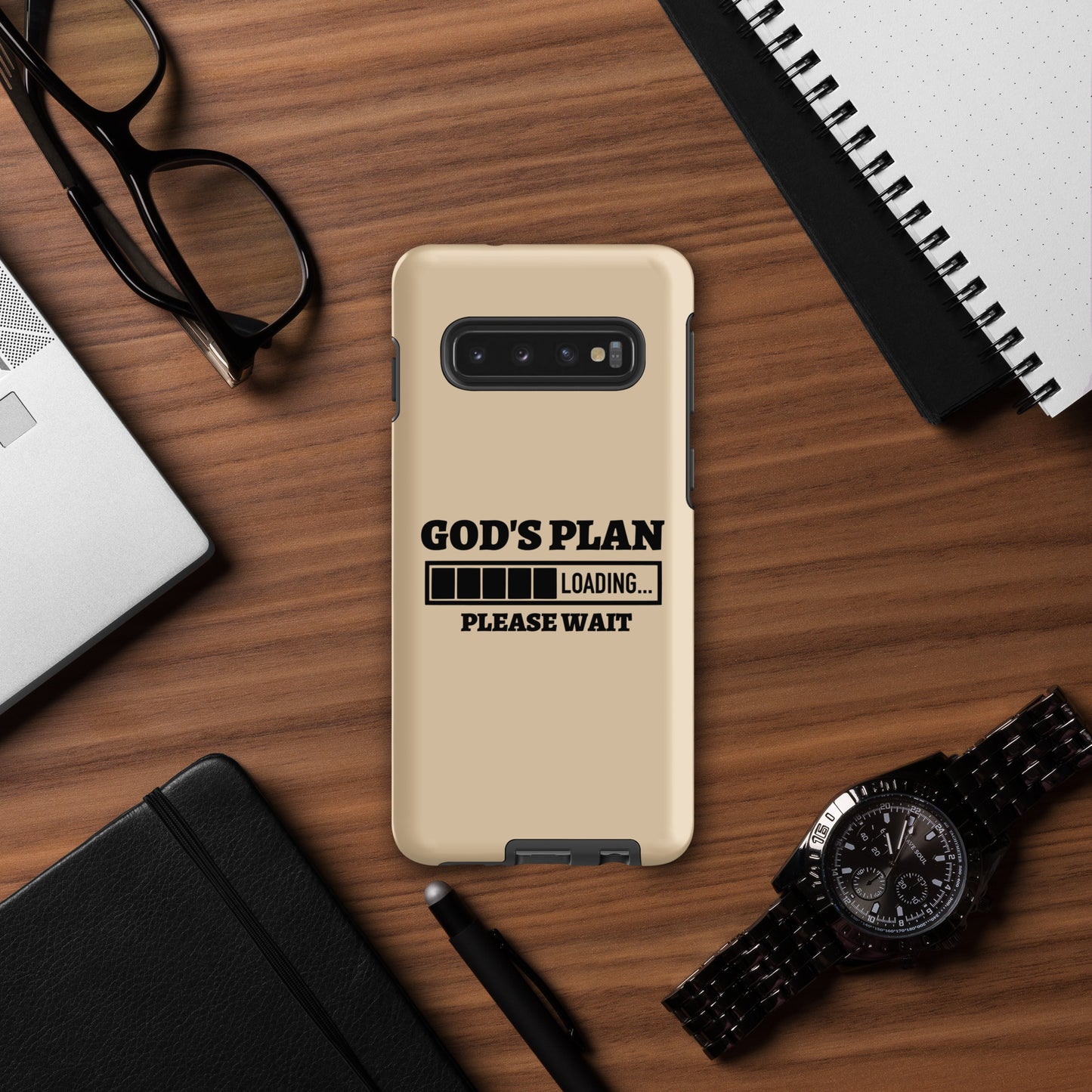 God's Plan Loading Christian Tough Phone case for Samsung®