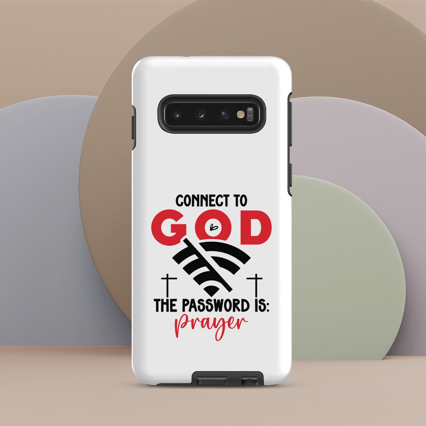 The Password Is Prayer Christian Tough Phone Case for Samsung® - ClaimedbyGodDesigns