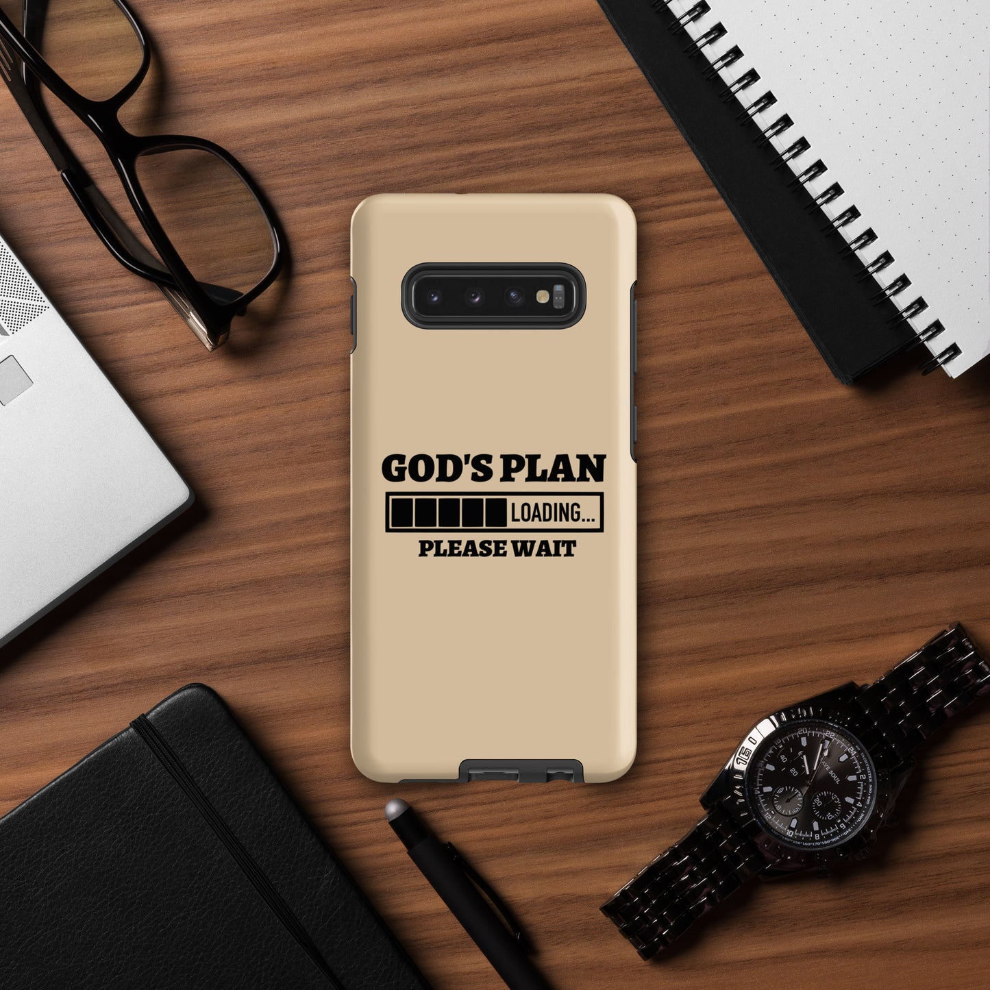 God's Plan Loading Christian Tough Phone case for Samsung®