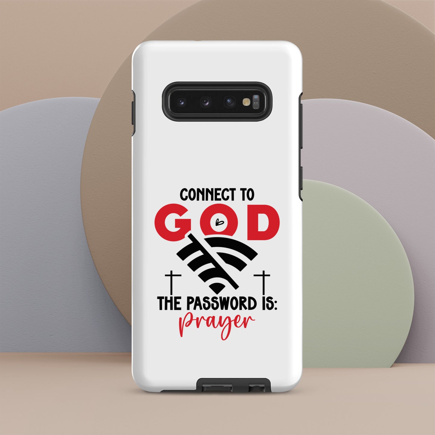 The Password Is Prayer Christian Tough Phone Case for Samsung® - ClaimedbyGodDesigns