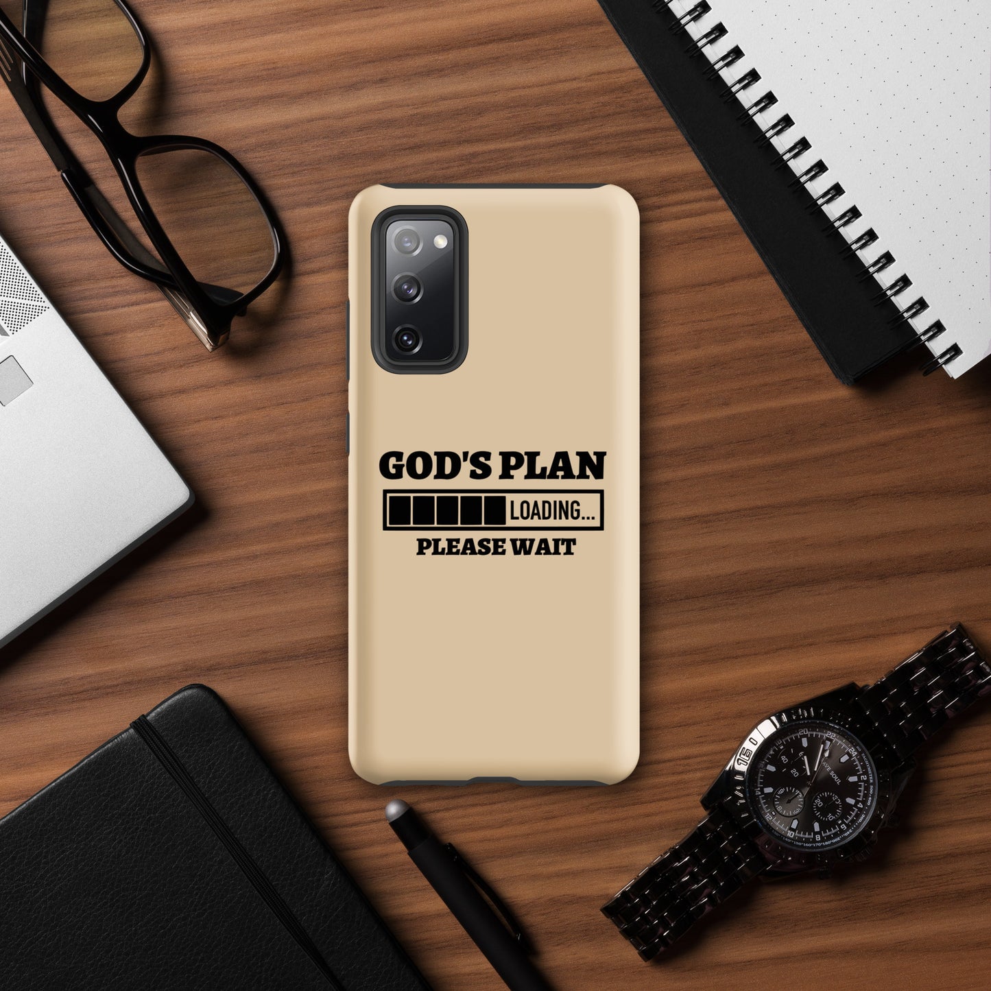 God's Plan Loading Christian Tough Phone case for Samsung®