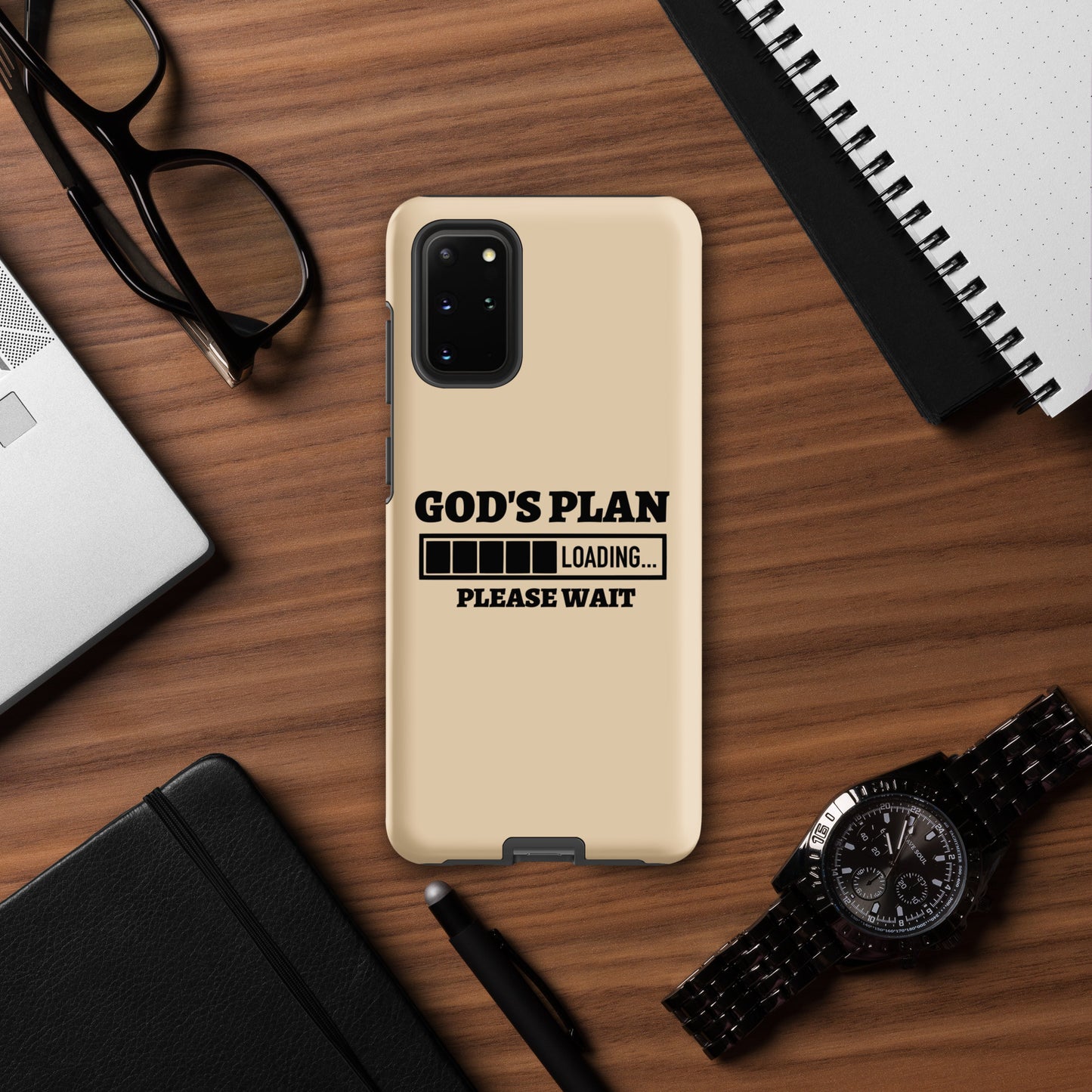 God's Plan Loading Christian Tough Phone case for Samsung®