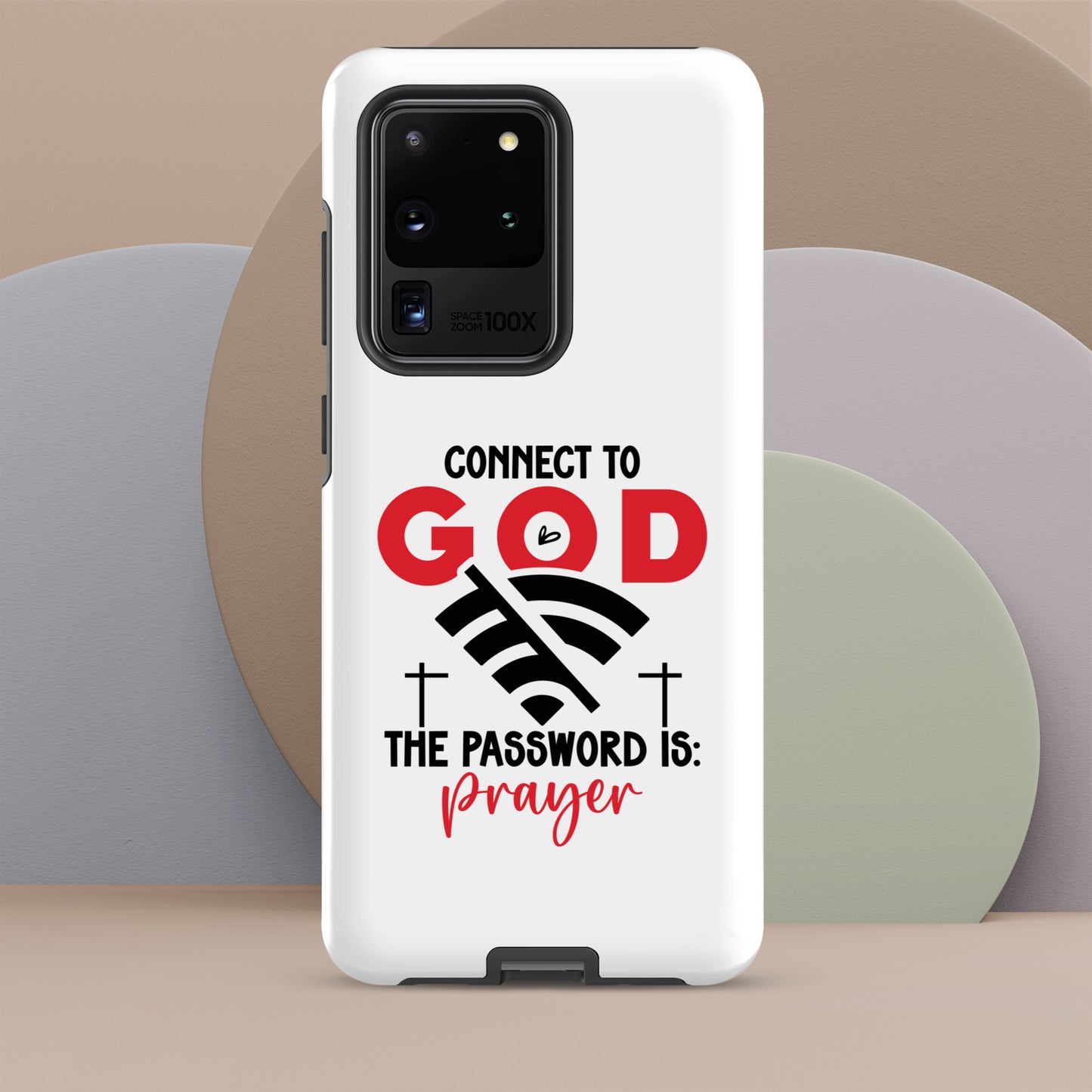 The Password Is Prayer Christian Tough Phone Case for Samsung® - ClaimedbyGodDesigns