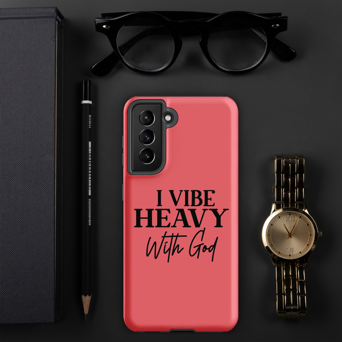 I Vibe Heavy With God Christian Tough Phone case for Samsung®