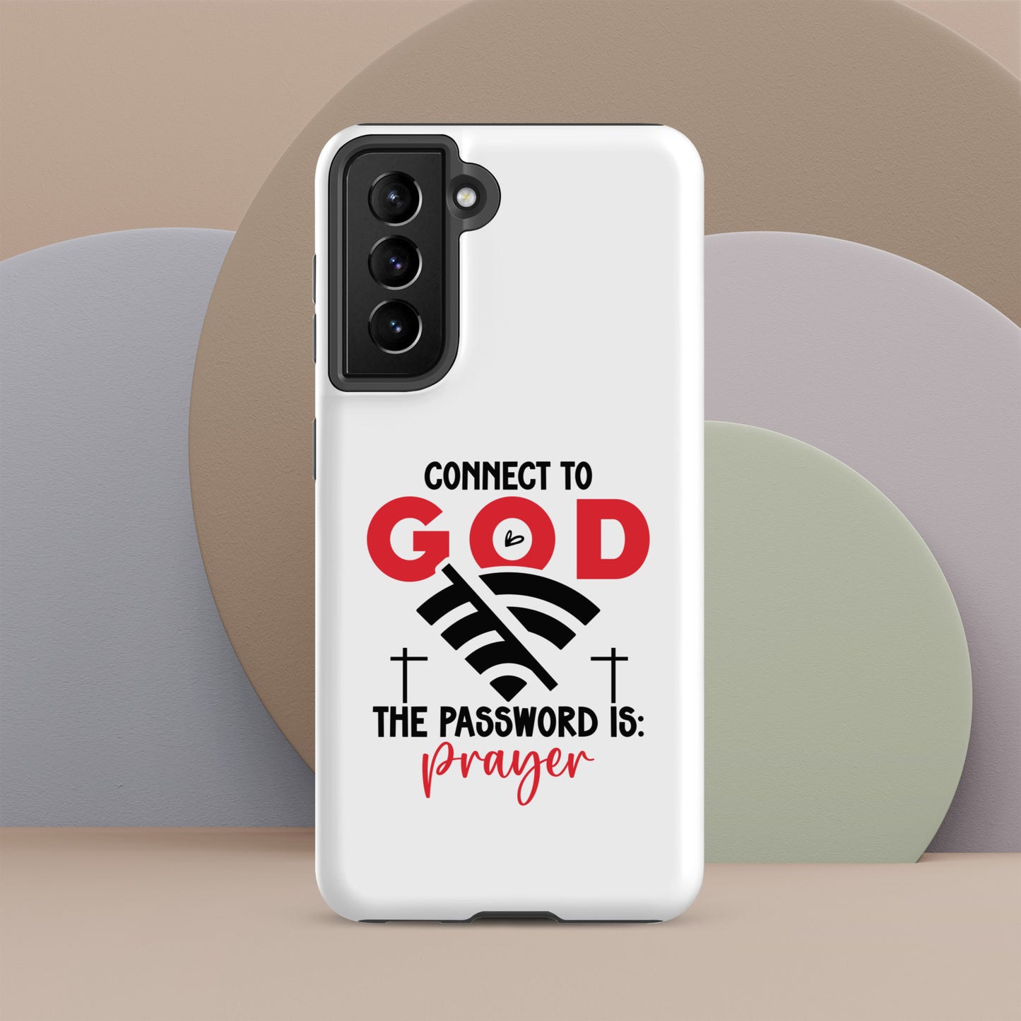 The Password Is Prayer Christian Tough Phone Case for Samsung® - ClaimedbyGodDesigns