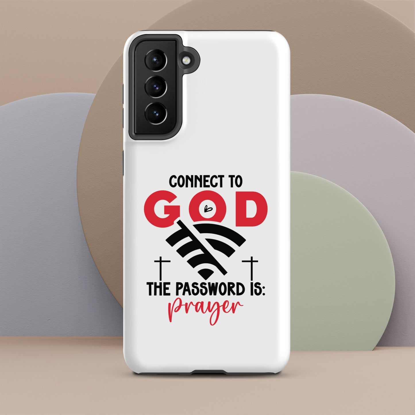 The Password Is Prayer Christian Tough Phone Case for Samsung® - ClaimedbyGodDesigns