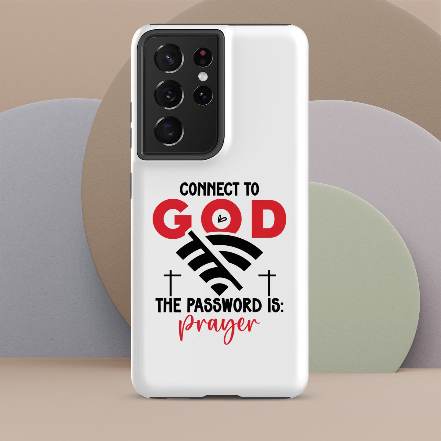 The Password Is Prayer Christian Tough Phone Case for Samsung® - ClaimedbyGodDesigns