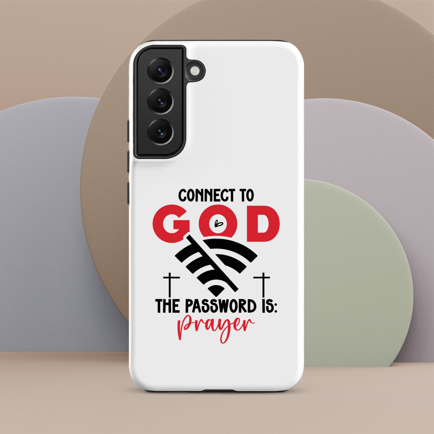 The Password Is Prayer Christian Tough Phone Case for Samsung® - ClaimedbyGodDesigns