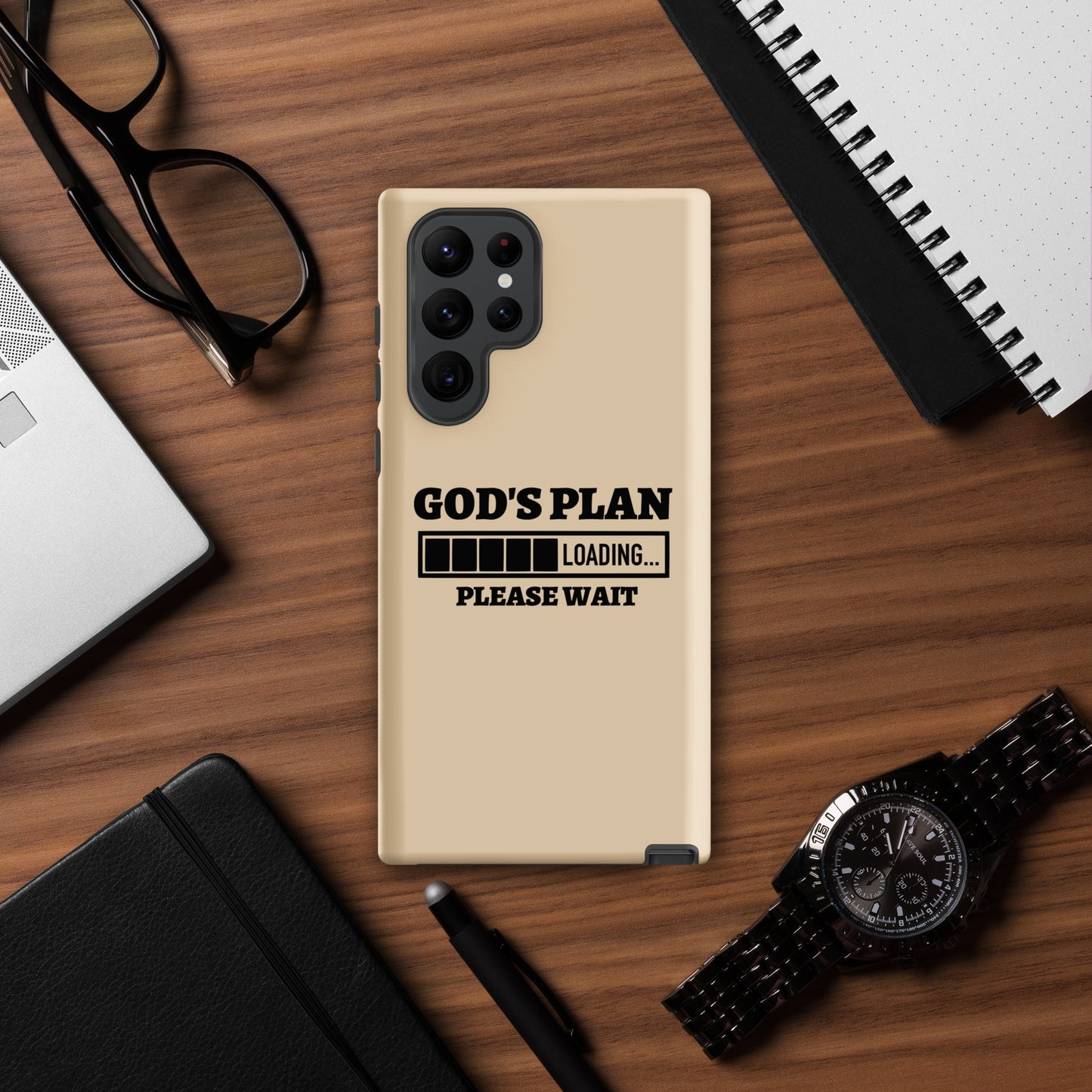 God's Plan Loading Christian Tough Phone case for Samsung®