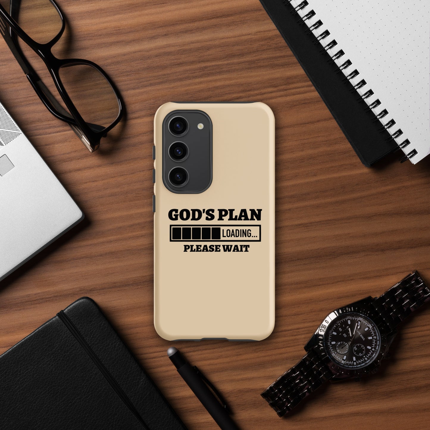 God's Plan Loading Christian Tough Phone case for Samsung®