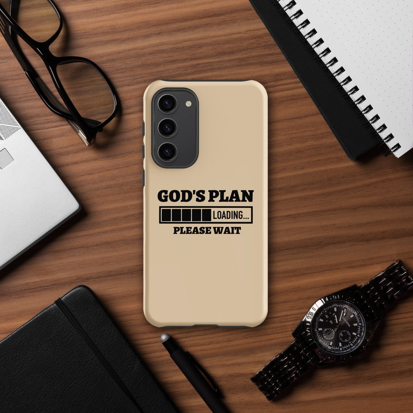 God's Plan Loading Christian Tough Phone case for Samsung®