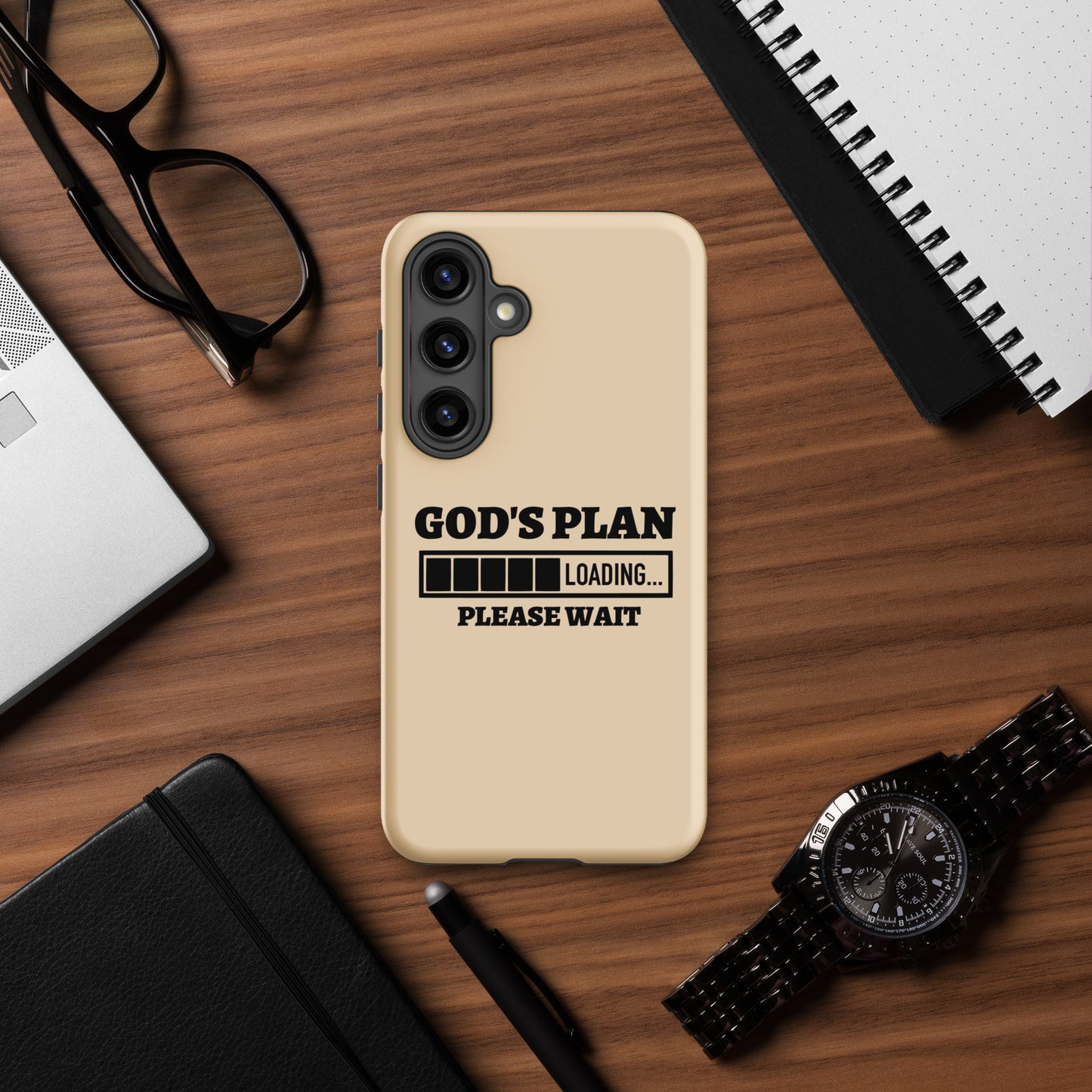 God's Plan Loading Christian Tough Phone case for Samsung®