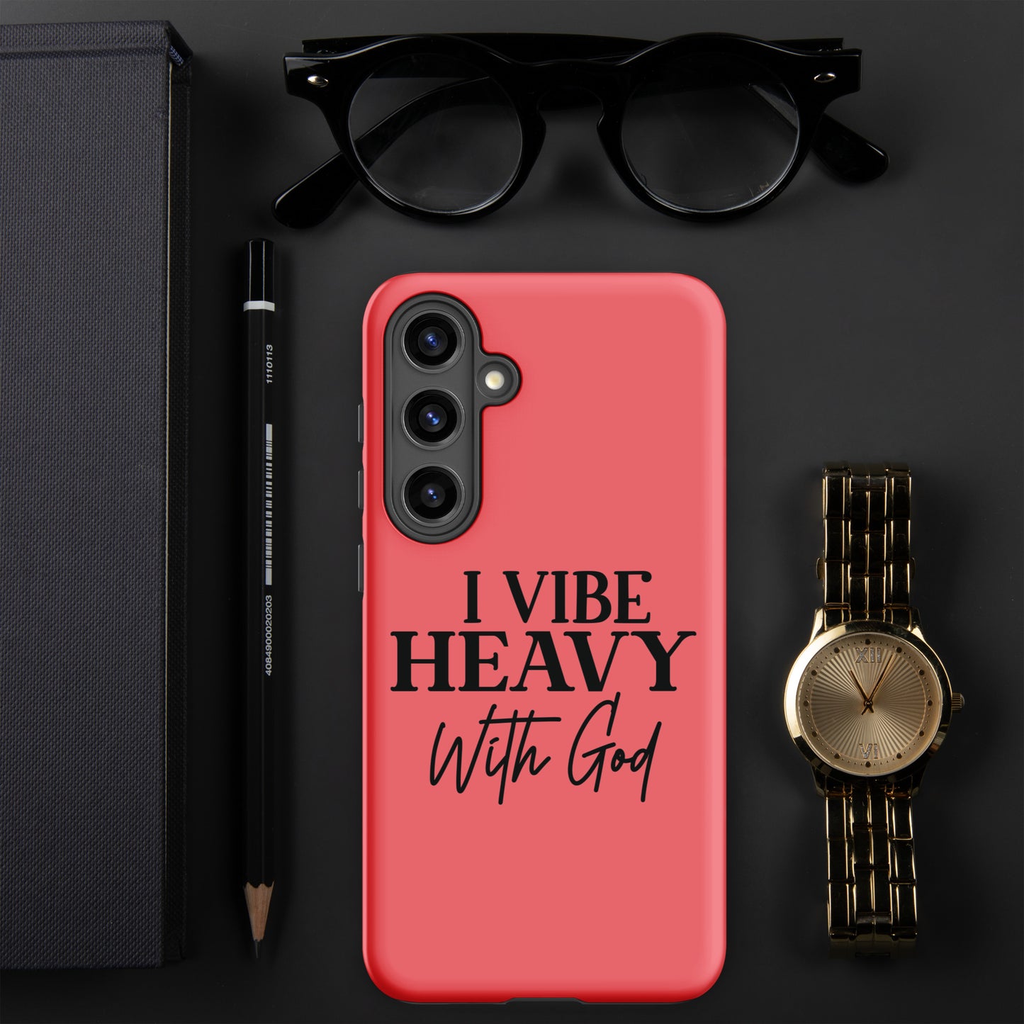 I Vibe Heavy With God Christian Tough Phone case for Samsung®