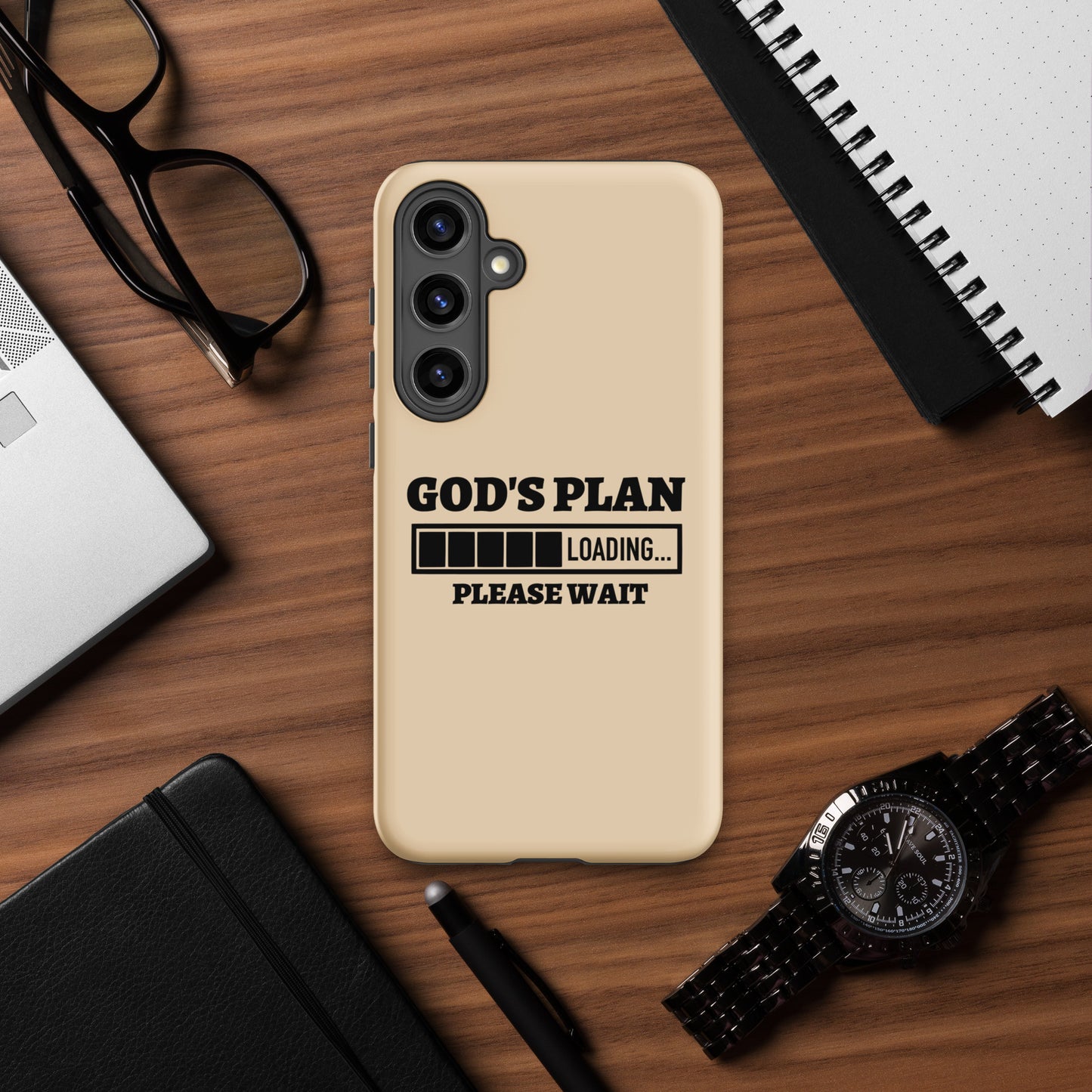 God's Plan Loading Christian Tough Phone case for Samsung®