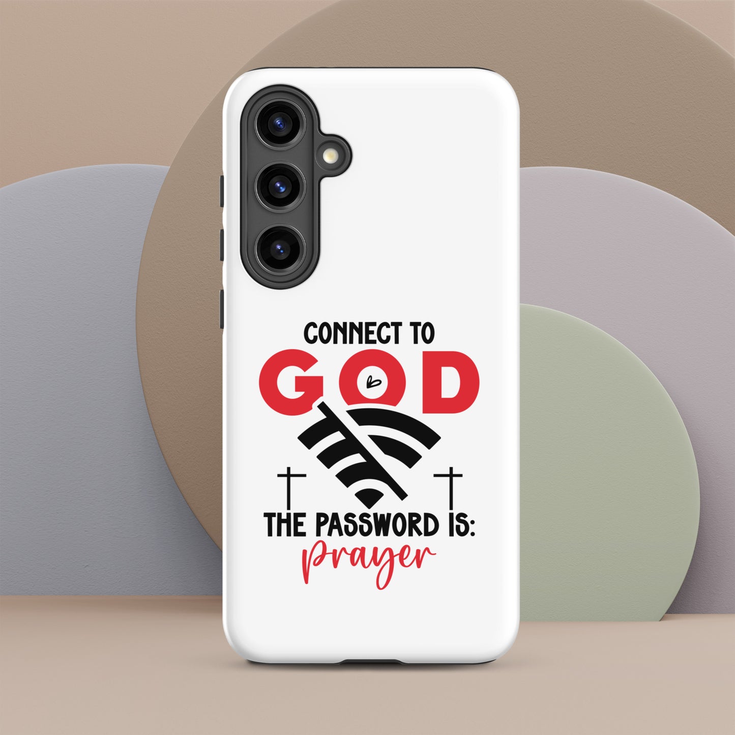 The Password Is Prayer Christian Tough Phone Case for Samsung® - ClaimedbyGodDesigns