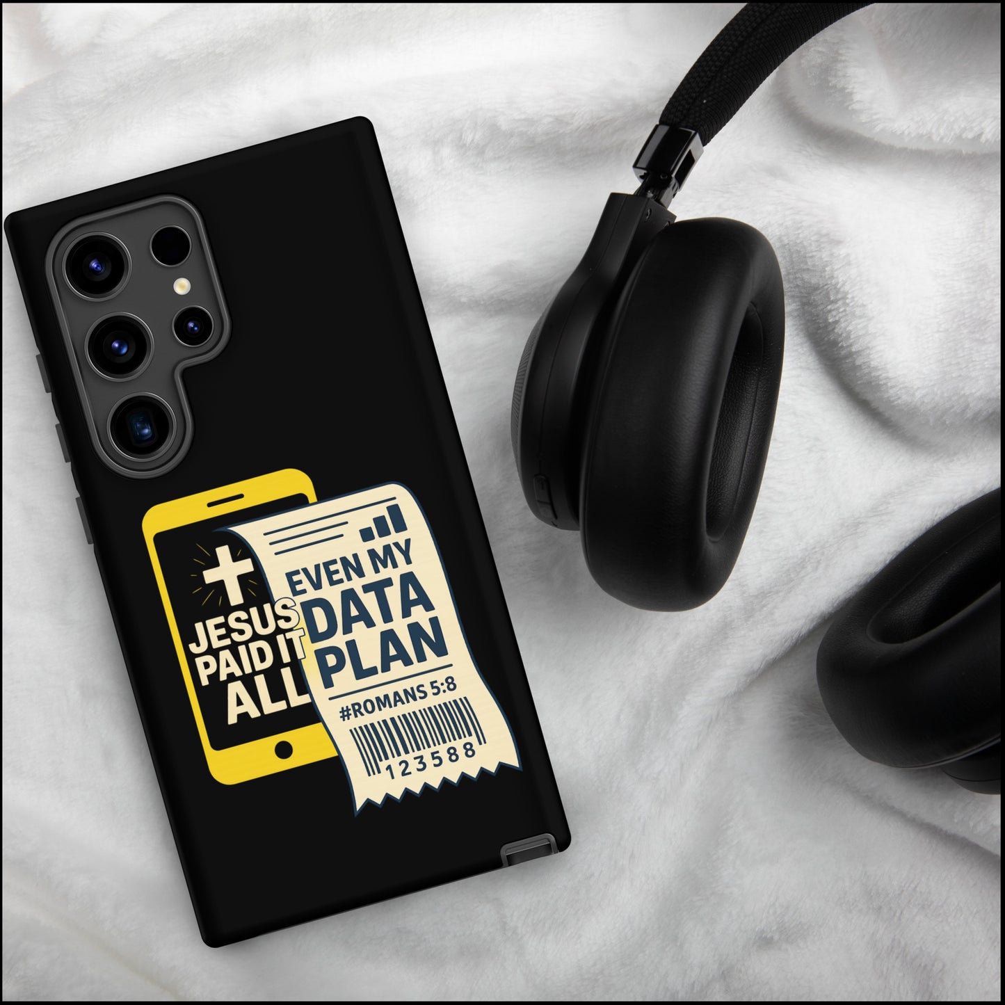 He Paid It All Christian Tough Phone case for Samsung® - ClaimedbyGodDesigns