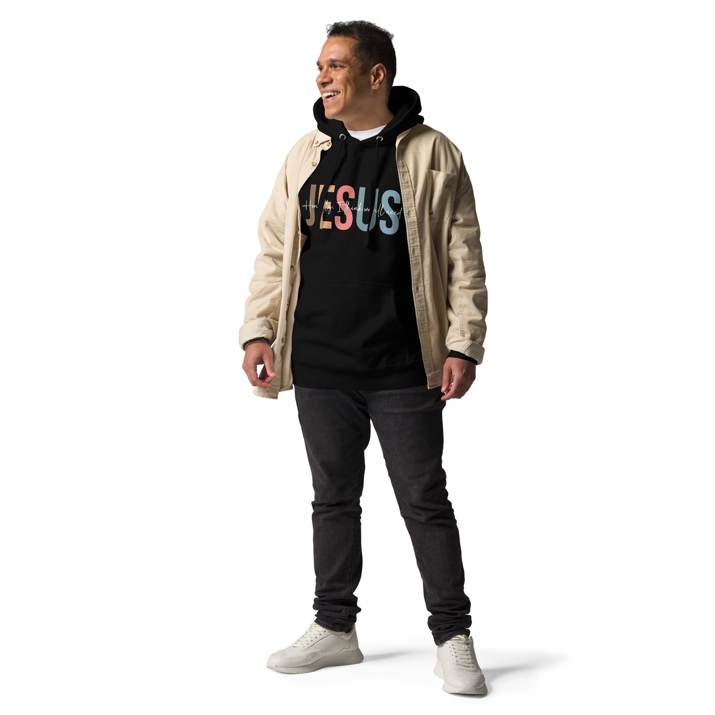 Honestly I Think We All Need Jesus Unisex Christian Hooded Pullover Sweatshirt