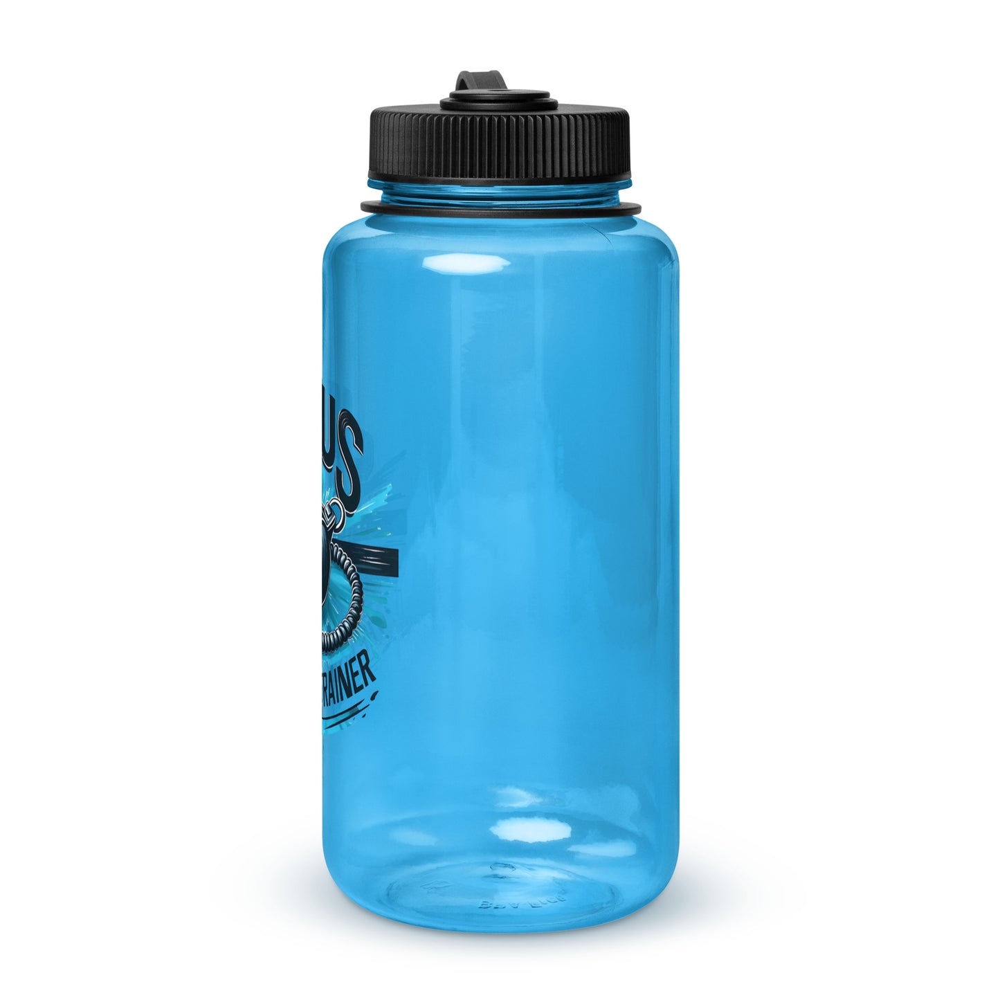 Jesus The Ultimate Trainer Christian Wide mouth plastic water bottle