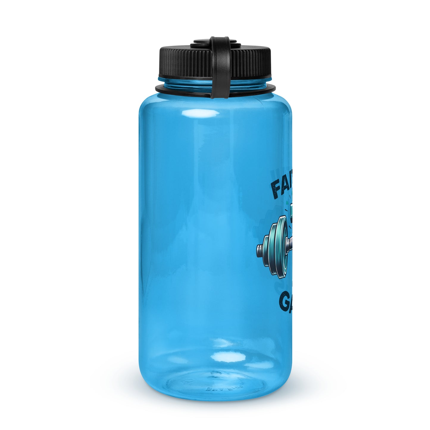 Faithful Gains Christian Wide mouth plastic water bottle