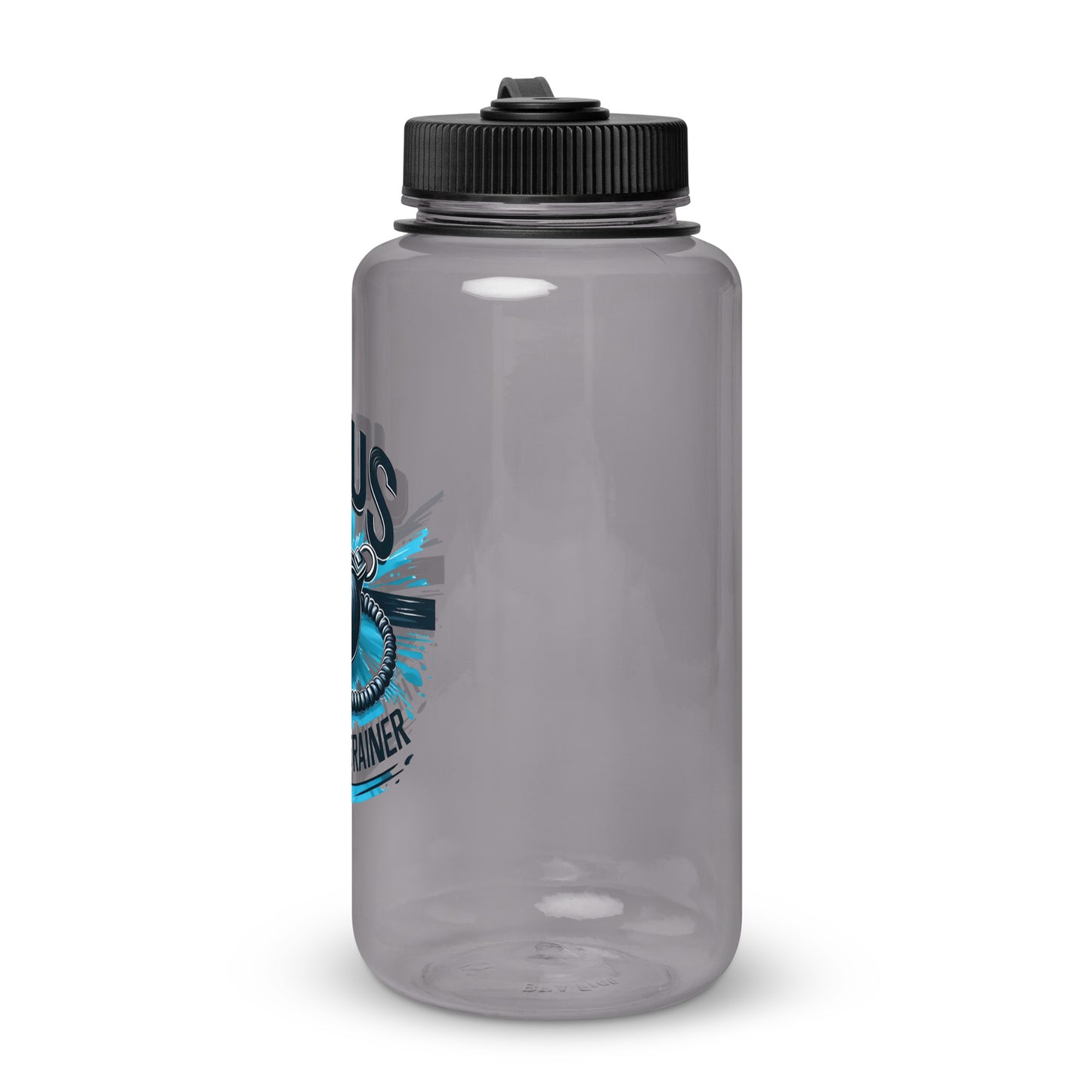 Jesus The Ultimate Trainer Christian Wide mouth plastic water bottle