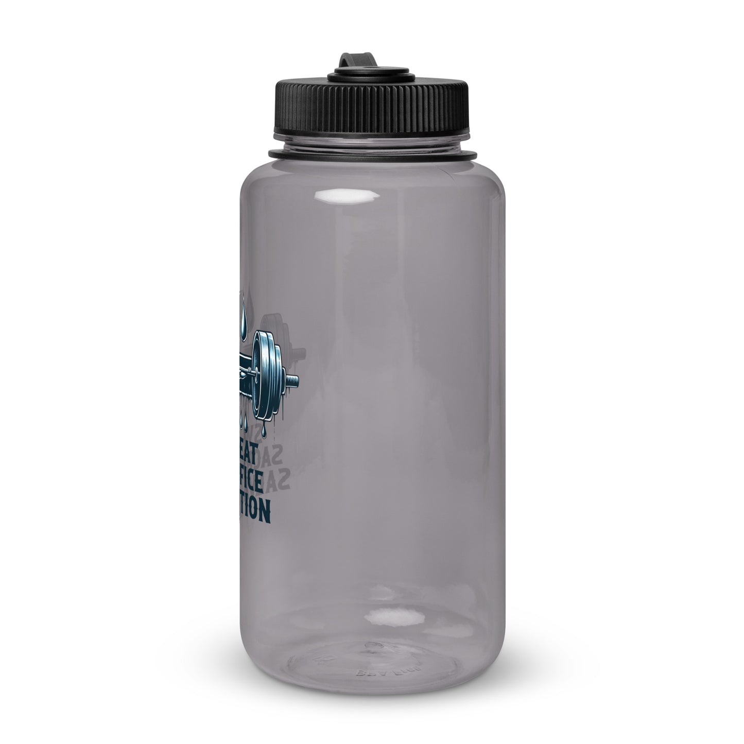 Sweat Sacrifice Salvation Christian Wide mouth plastic water bottle