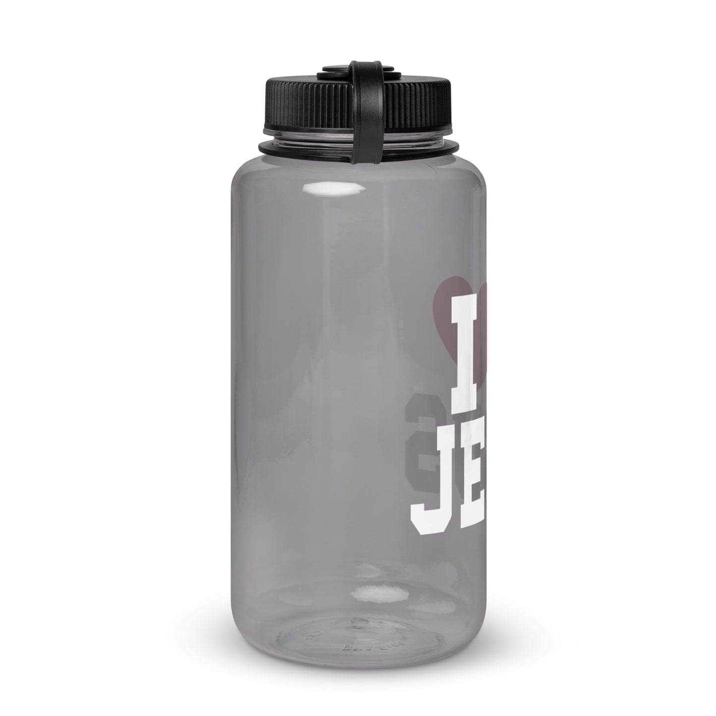 I Love Jesus Christian Wide mouth plastic water bottle