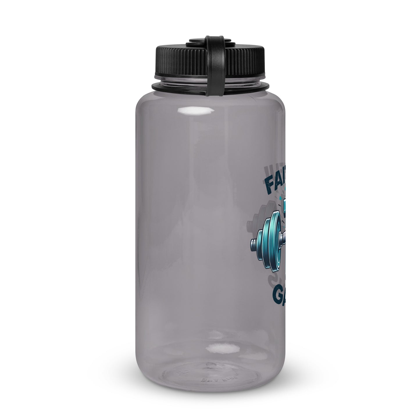 Faithful Gains Christian Wide mouth plastic water bottle