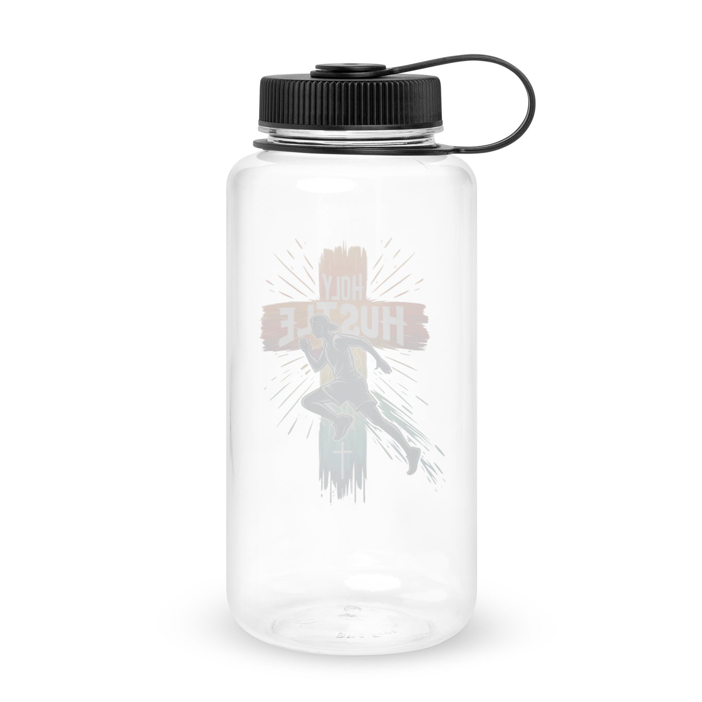 Holy Hustle Christian Wide mouth plastic water bottle