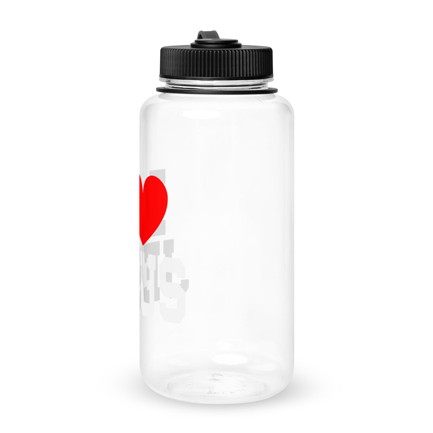 I Love Jesus Christian Wide mouth plastic water bottle