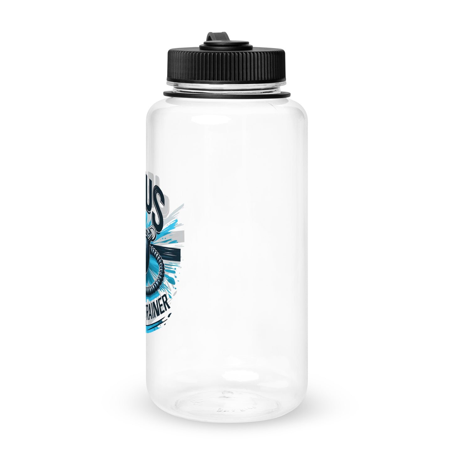 Jesus The Ultimate Trainer Christian Wide mouth plastic water bottle