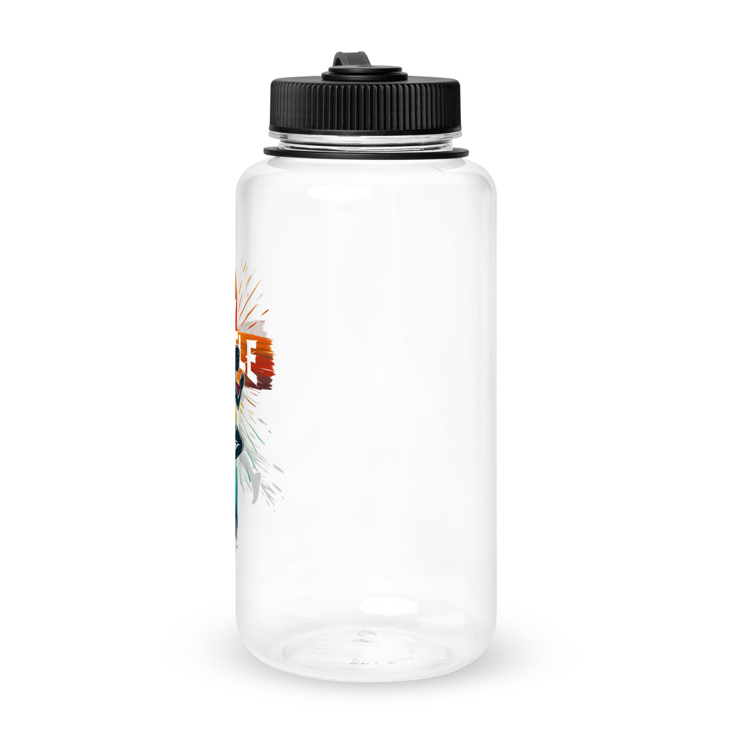 Holy Hustle Christian Wide mouth plastic water bottle