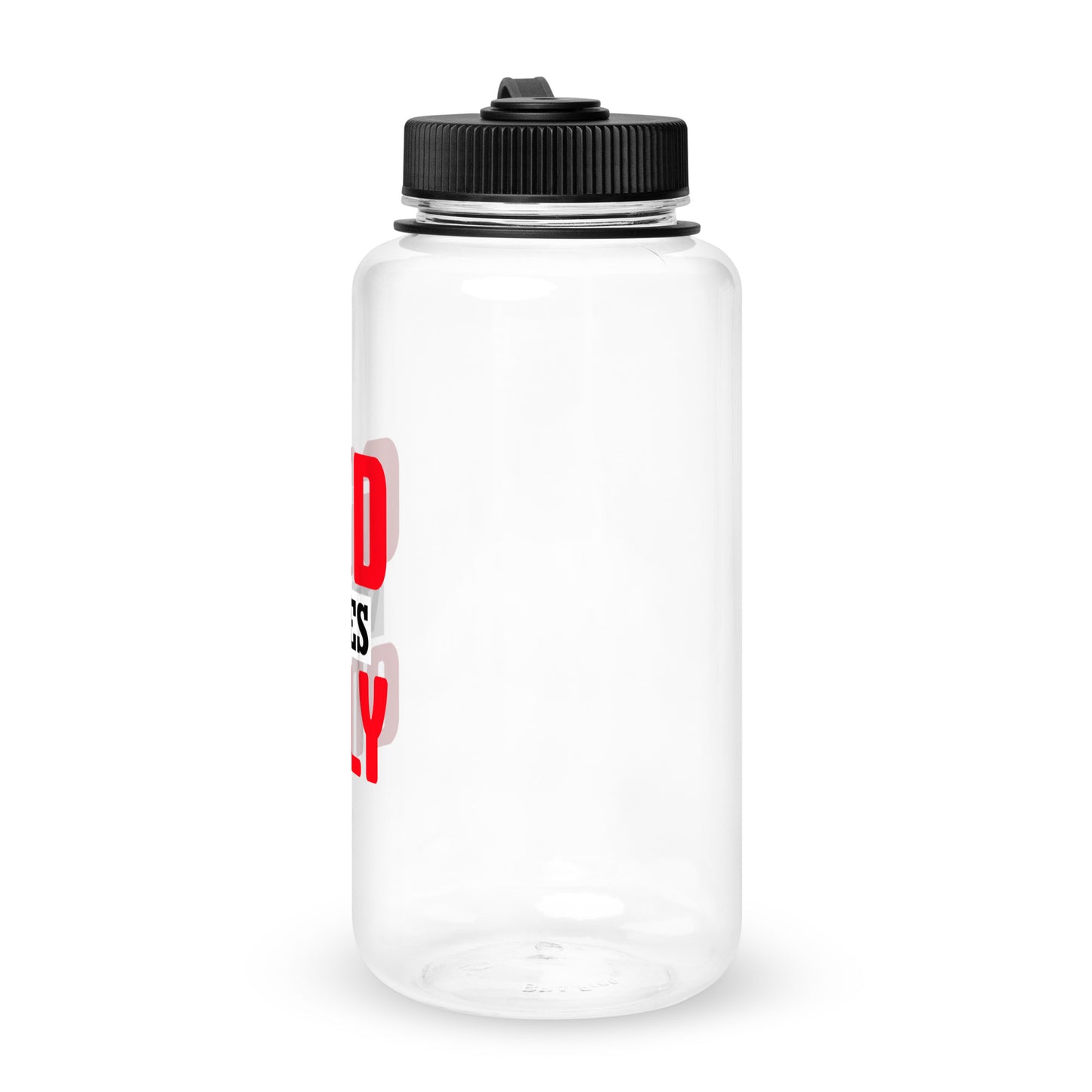 God Vibes Only Christian Wide mouth plastic water bottle