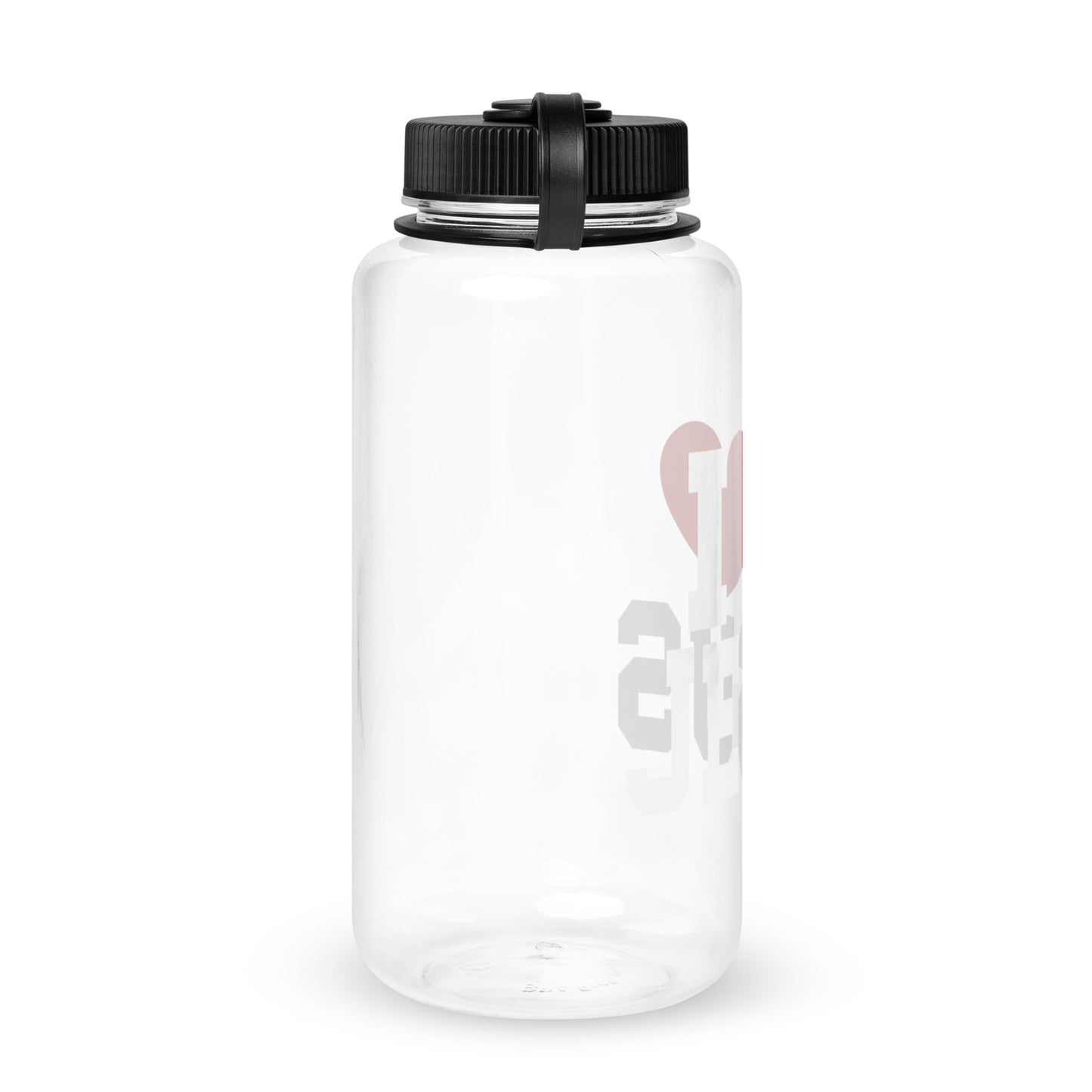 I Love Jesus Christian Wide mouth plastic water bottle