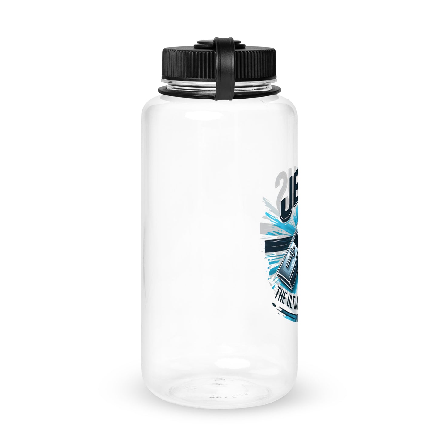 Jesus The Ultimate Trainer Christian Wide mouth plastic water bottle